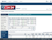 Tablet Screenshot of finanza.tgcom24.mediaset.it