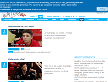 Tablet Screenshot of amiciblog.mariadefilippi.mediaset.it